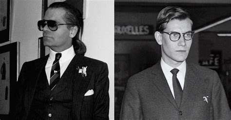 did karl lagerfeld and yves saint laurent date|karl lagerfeld and jacques de bascher.